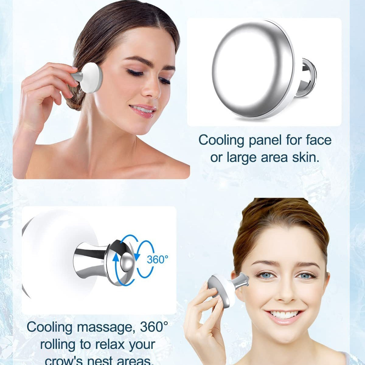 Portable Ice Roller for Face and Body - details
