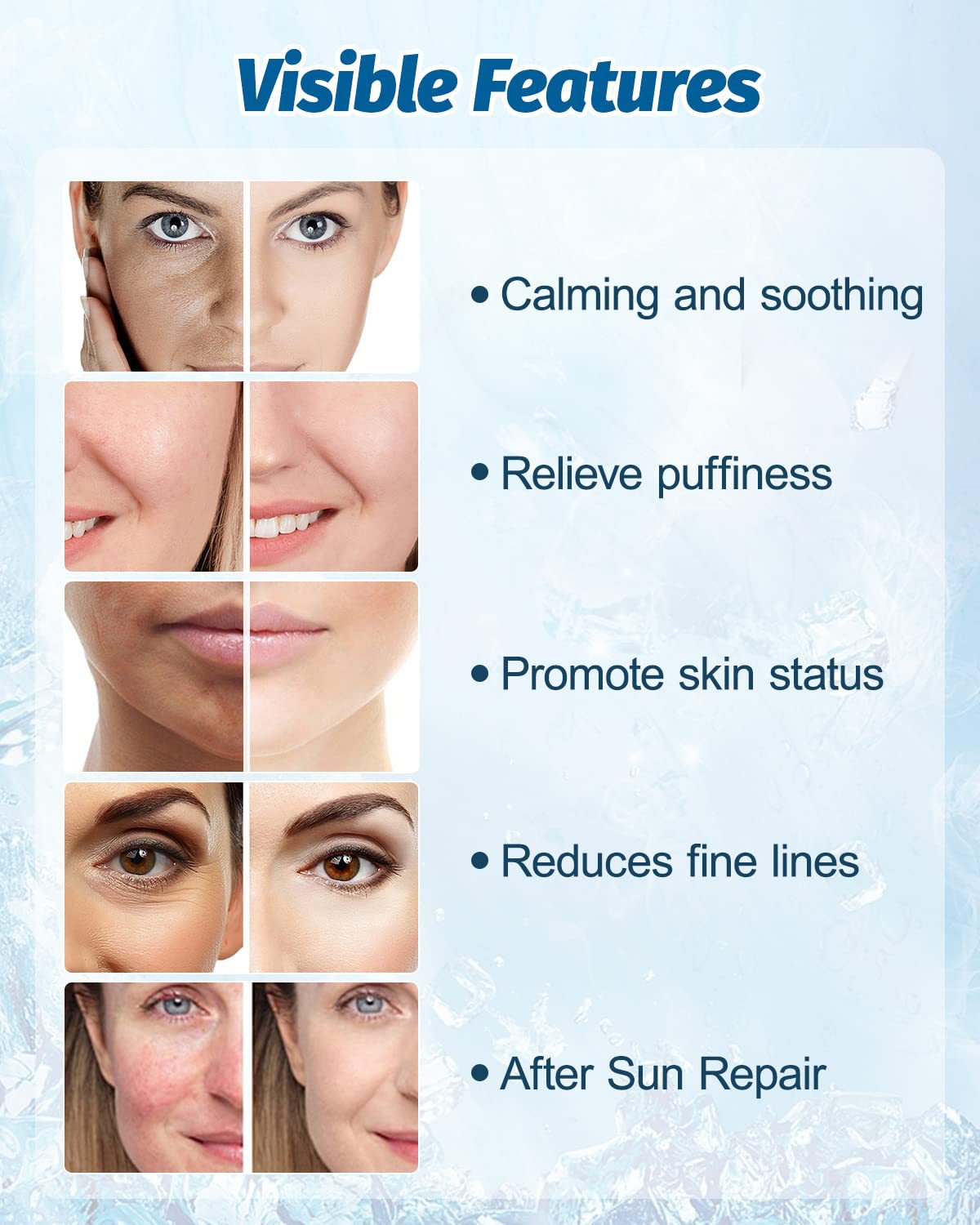 Portable Ice Roller for Face and Body - visible features