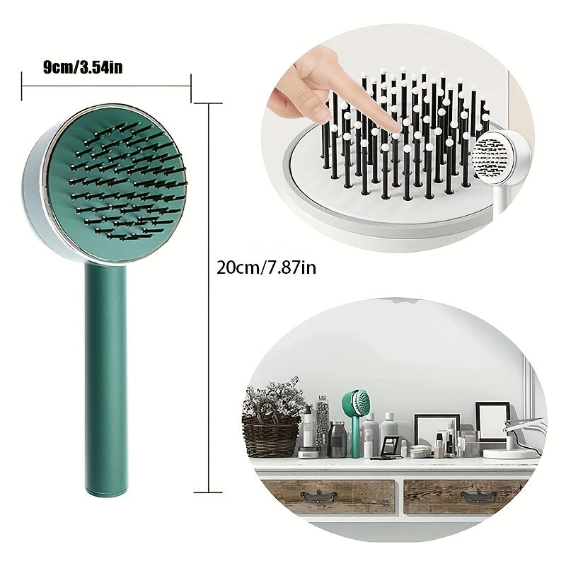 Massage One-key Self-cleaning Hair Brush