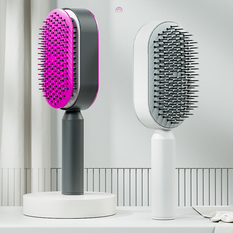 Self-Cleaning Hair Brush - Beauty Touch Essentials