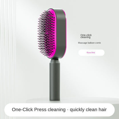 Self-Cleaning Hair Brush - Beauty Touch Essentials