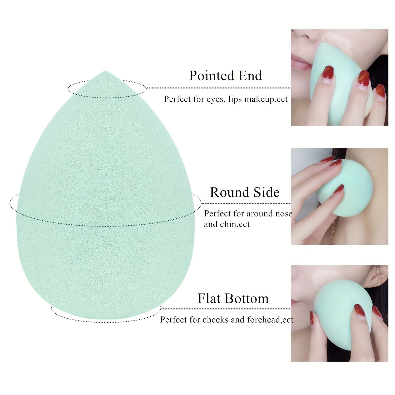 Professional Makeup Sponges Set 4 Pcs - Beauty Touch Essentials