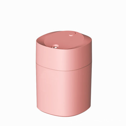 Pink USB Desktop Humidifier with LED Night Light