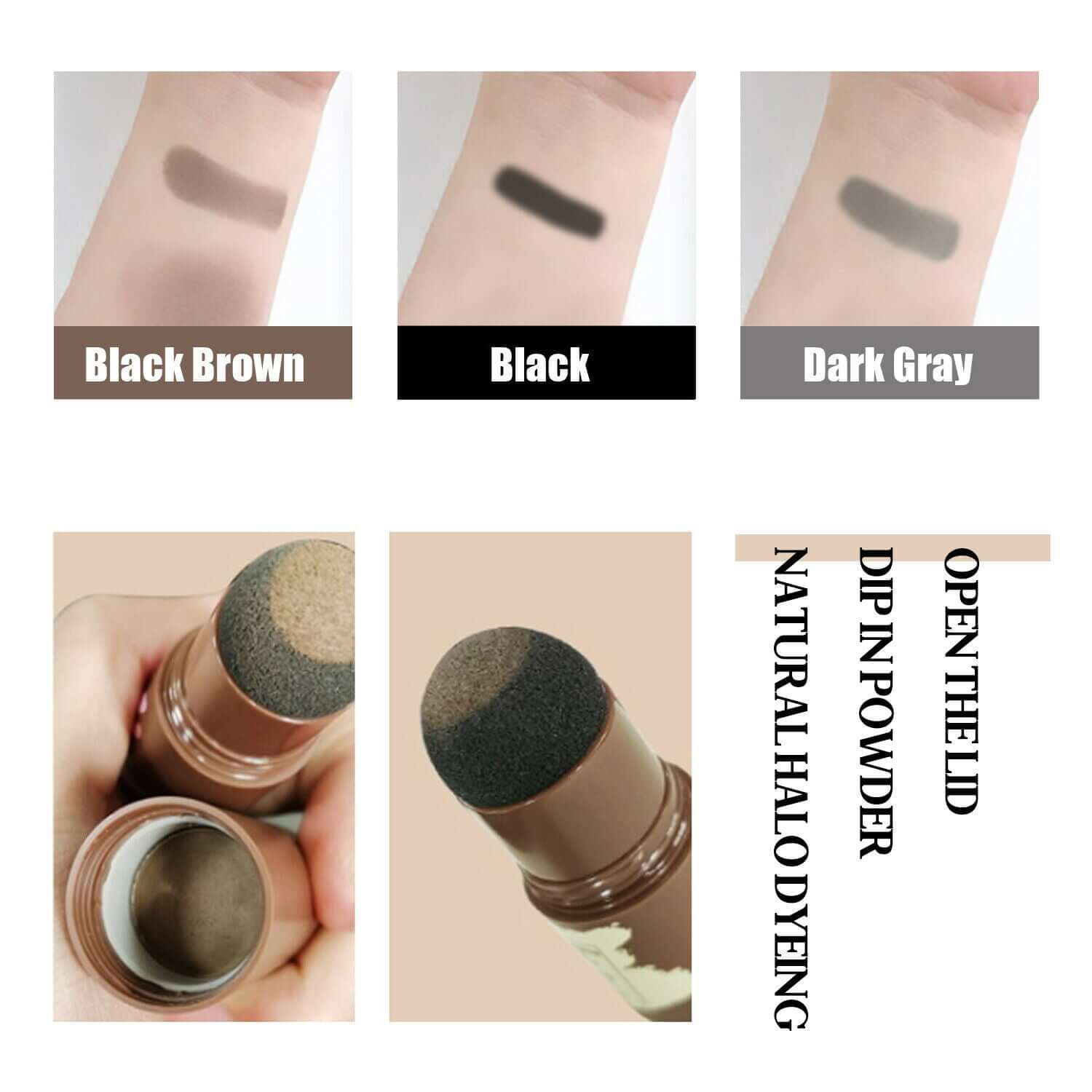 Eyebrow Stamp Stencil Kit - 3 colors