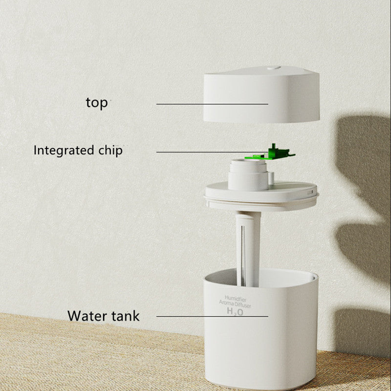 Internal components of the USB Desktop Humidifier with LED Night Light