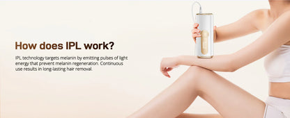 3-in-1 IPL Laser Hair Removal Device with Ice Cooling