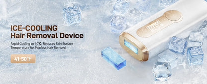 3-in-1 IPL Laser Hair Removal Device with Ice Cooling