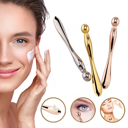 Three Eye Cream Stick Rollers with different usage options
